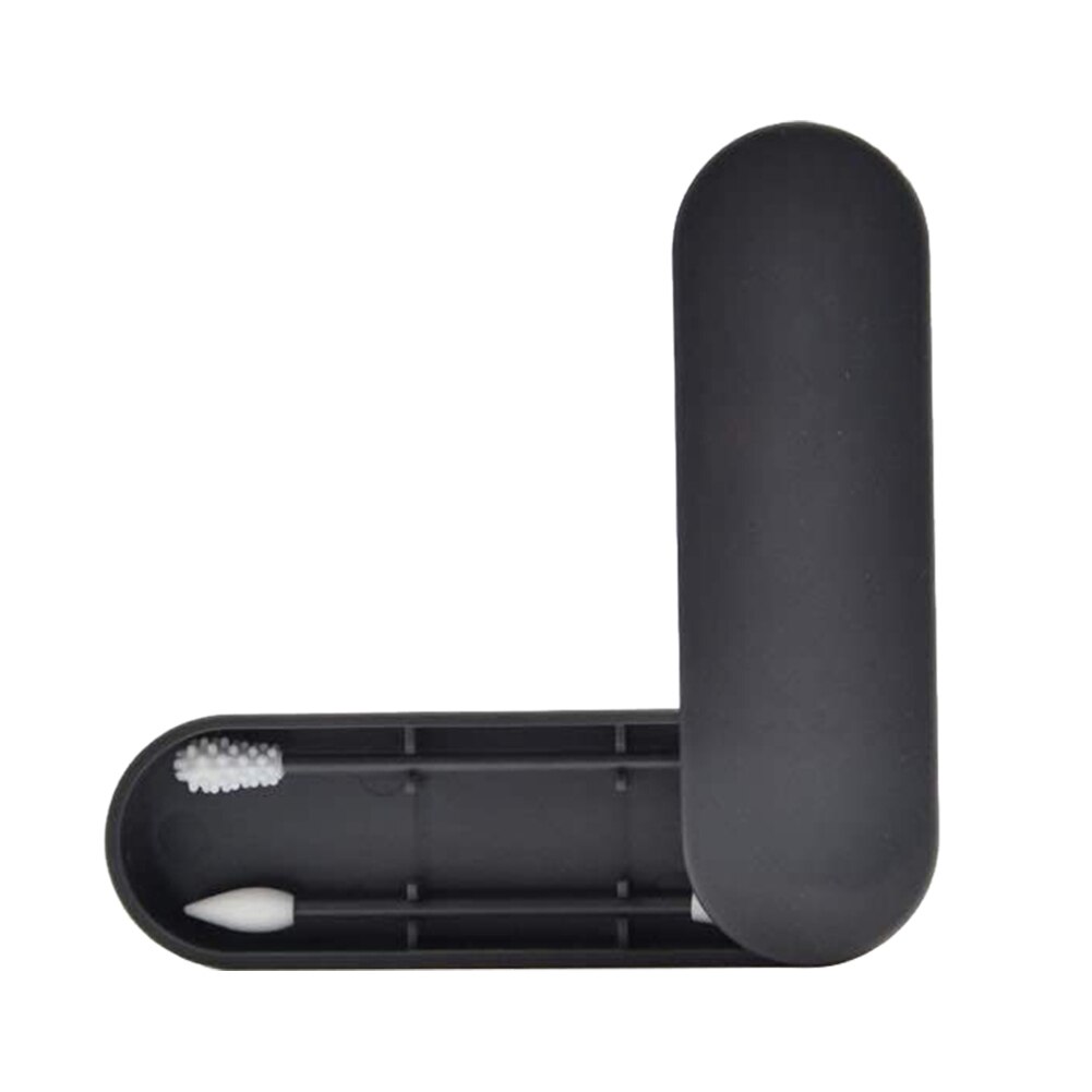 Reusable Cotton Swab Washable Safety Silicone Cotton Bud Ear Cleaning Cosmetic Bud Pins Beauty Tool Ear Swabs Sticks: X2218-GY