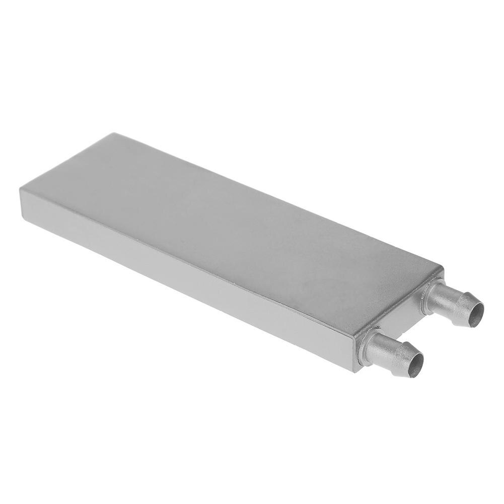 Aluminum Alloy Silver Liquid-Water Cooling Block CPU Heat Sink System Radiator Exclusive Water-Cooled Head Plate and Exchanger