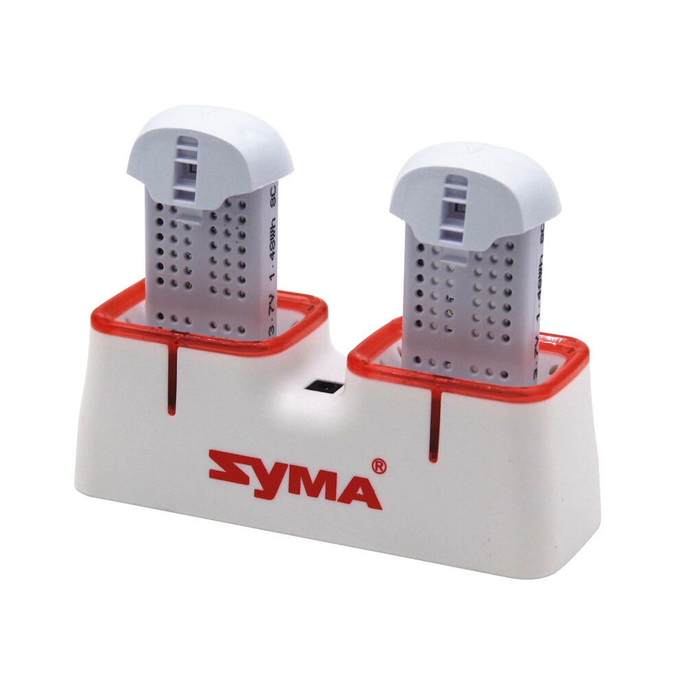 Syma-batería Lipo X22 / X22w Original para Dron, batería de 3,7 V y 400mAh con cargador, recambios de cargador, accesorios para cuadrirrotor RC, batería de 3,7 V y 400mAh