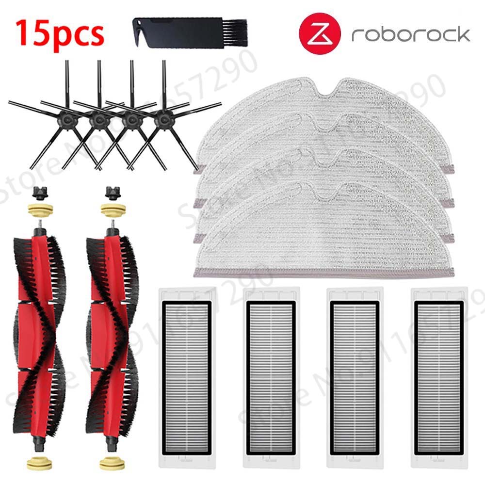 Nuovo Roborock S50 S5 Max S6 MaxV Parti Lavabile Mocio Panno Filtro HEPA Spazzola Laterale/Principale robot Aspirapolvere Accessori: Luce Verde