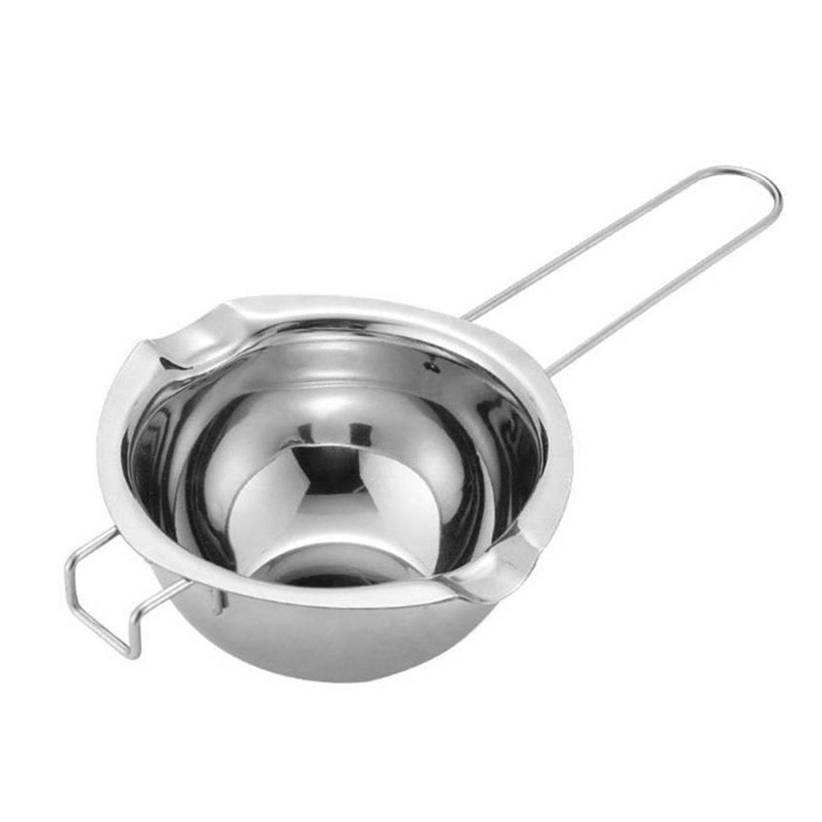 Long Handle Wax Melting Stainless Steel Pot DIY Scented Candle Soap Chocolate Butter Handmade Soap Tool Non-stick Easy Cleaning: Default Title