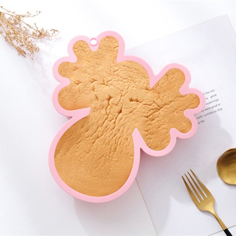 Stampo per pasta tagliabiscotti Silicone ecologico per uso alimentare forma di renna al cioccolato utensili da forno stampo per torta fondente