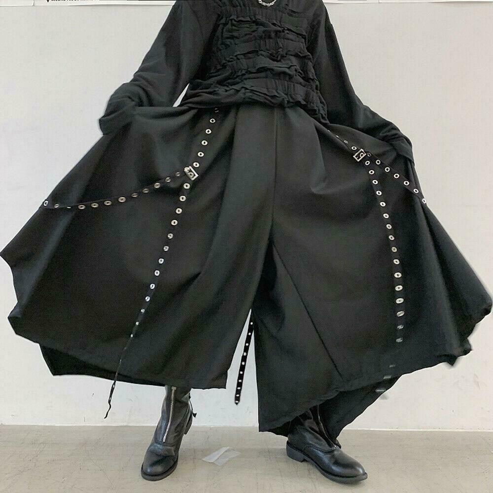Gothic Mens Gothic Cool Cyber Bondage Baggy Shorts main image 1