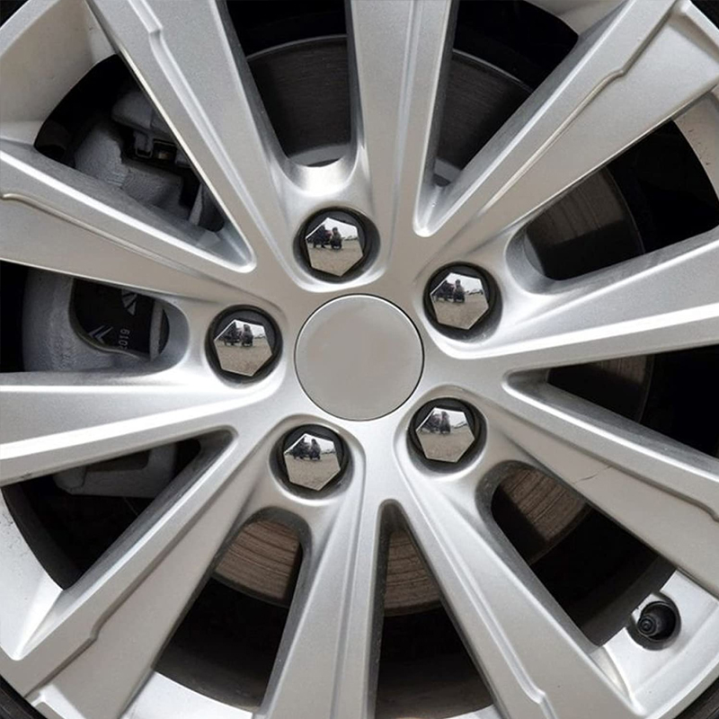 20 kpl/setti auton pyöränkapselin navan mutteripultin suojukset suojus pyörän rengaskapseli renkaan pölytiivis koristekorkki autotarvikkeet 17/19/21mm