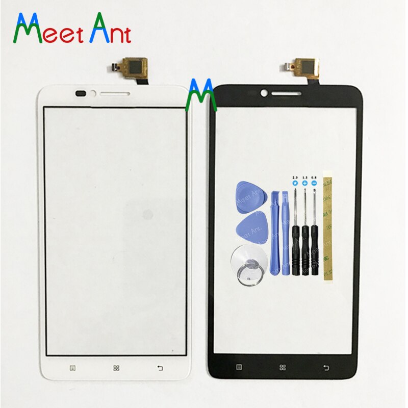 Remplacement 5.5 "pour Lenovo A816 écran tactile numériseur capteur extérieur verre lentille panneau