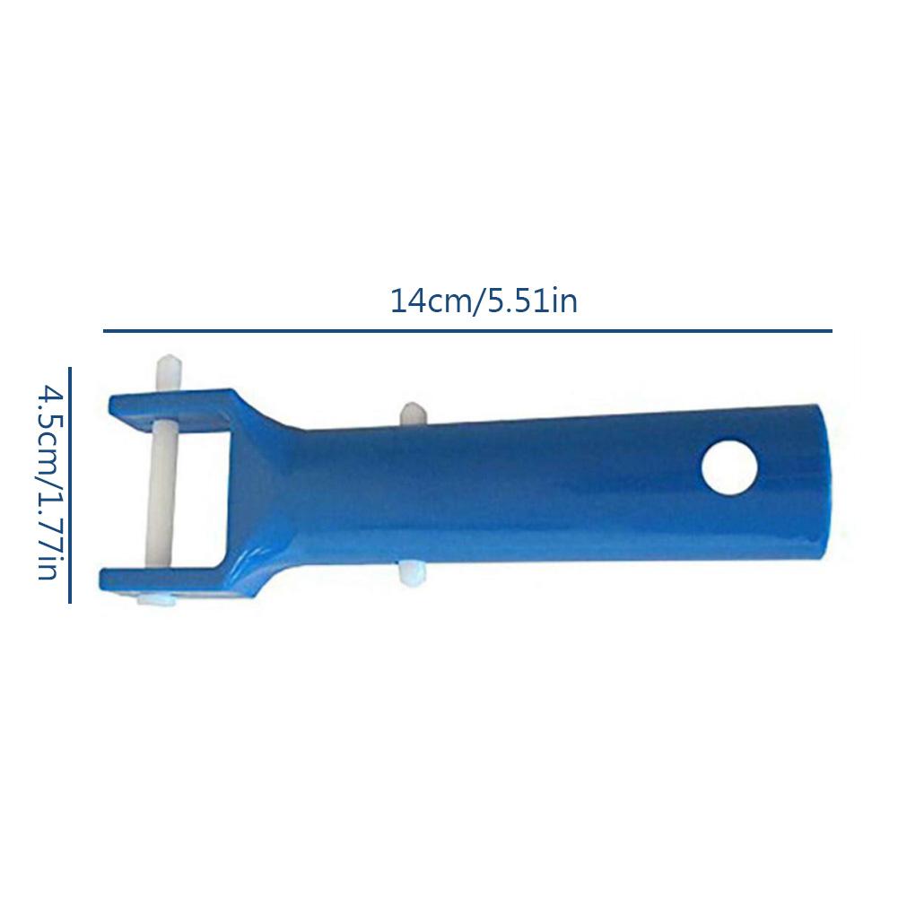 2PCS 2pcs Zwembad Spa Vacuüm Hoofd Handvat Vervanging Met V-clip En Naald Blauw Vervanging Met v-clip