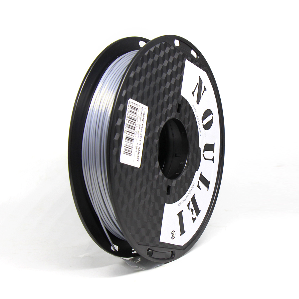 Noulei 3D Print Gloeidraad 1.75 Mm Pla Zijdeachtige Goud 0.5Kg Zijde Als Voelen Rijke Glans Koper Gouden Zilver 500G Printer Materialen