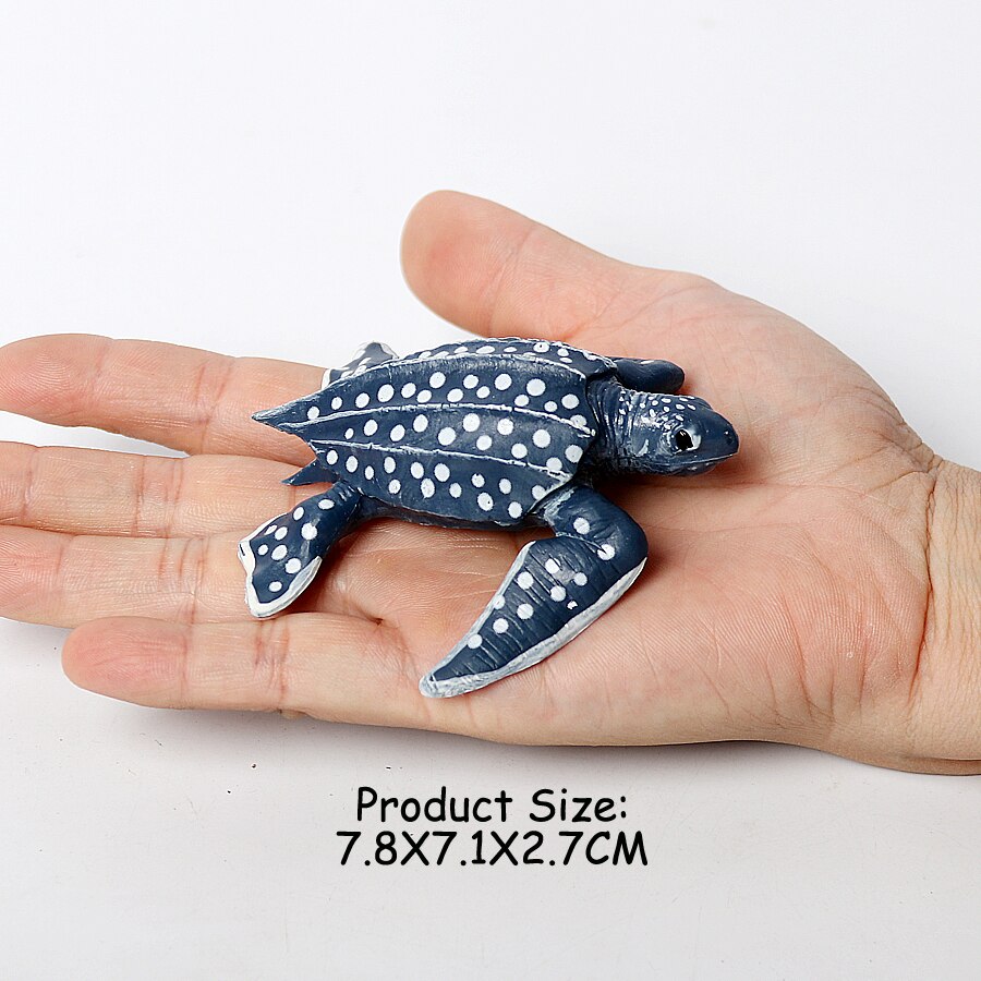 Realistic Sea Animals Figurines Orca Squid Sharks Dolphin Turtle Sailfish Octopus Figures Miniature Education Toys for Kids