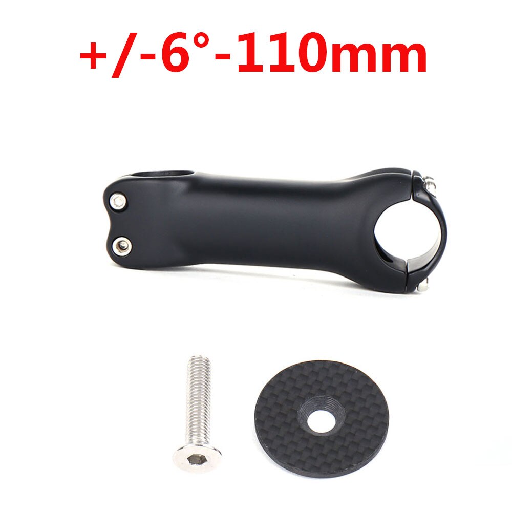 ELITA ONE Mountain Bike Carbon Fibre Stem Road/MTB Bicycle UD Carbon Stems 6/17 Degree31.8mm* 70-130mm: 6 Degree 110mm-2305
