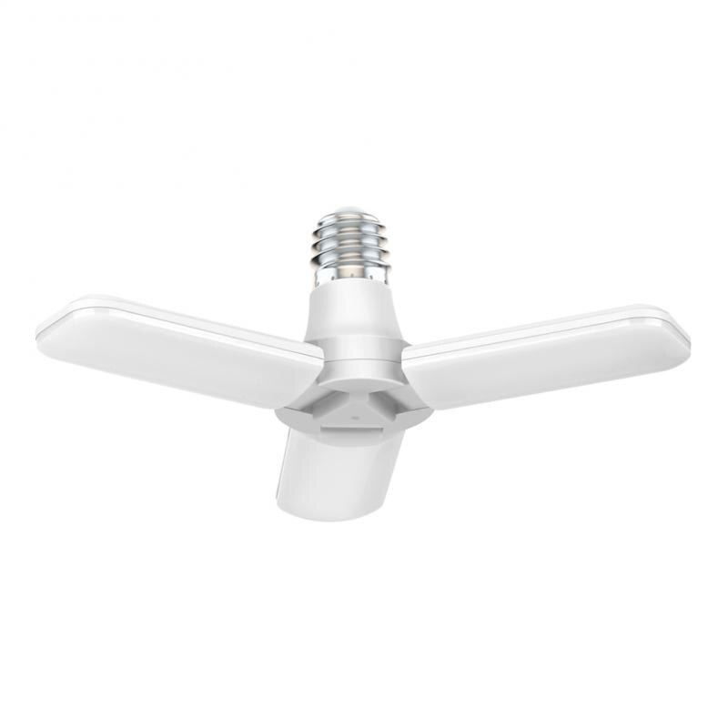 Led Fan Garage Light 40/30W E26 Super Bright Industrial Lighting Foldable Fan Blade Angle Adjustable For Home Garage Lighting: 42LED white 30W