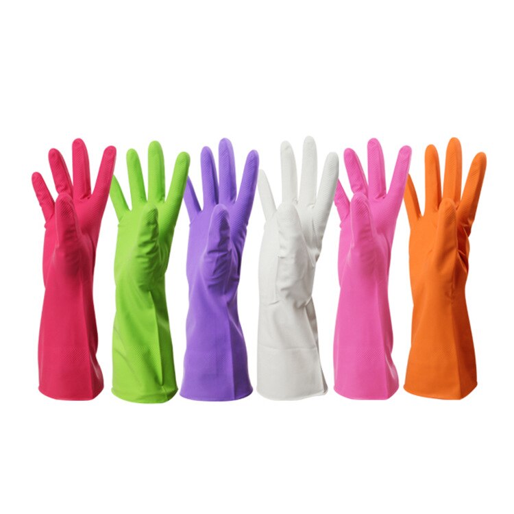 Shu mme lave-linge vaisselle gants en caoutchouc Nitrile été ménage antiadhésif nettoyage à l'huile gants en Latex simples durables