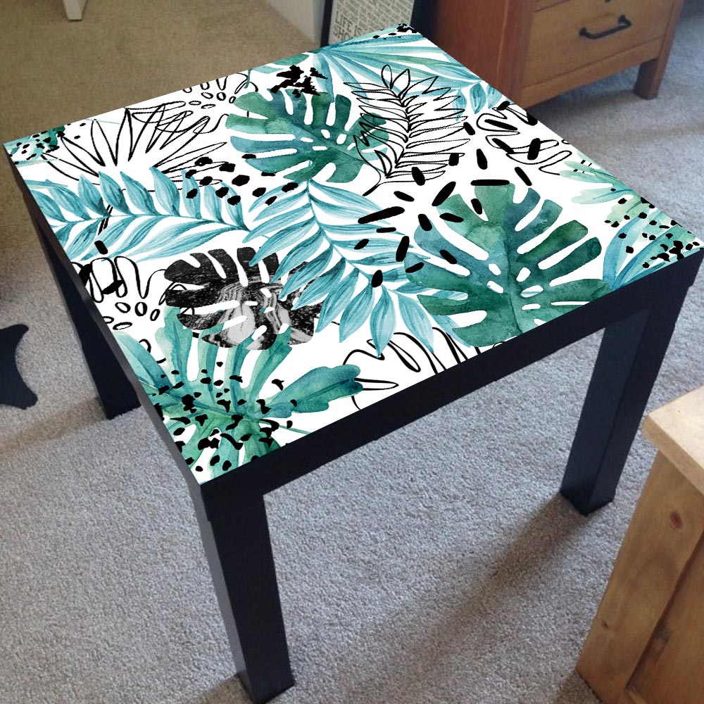 Płytki dekoracyjne w stylu europejskim tropikalna zieleń rośliny brak salon naklejki na biurko renowacja biurka naklejki na ścianę