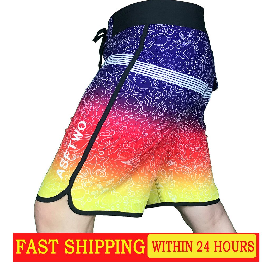 Mannen Strand Shorts, Zomer Zwembroek Mannen Zwembroek Sneldrogend En Ademend, Losse Print, elastische, Casual Shorts