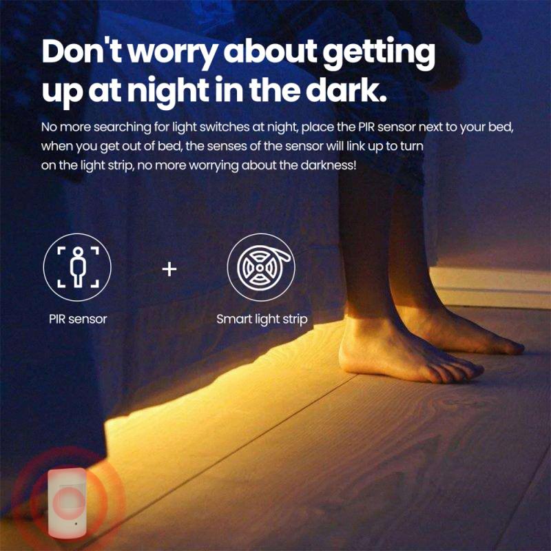 Tuya Zigbee Human Body Sensor Wireless Smart Body Movement PIR Motion Sensor Zigbee 3.0 Use With Gateway Tuya Smart Life App