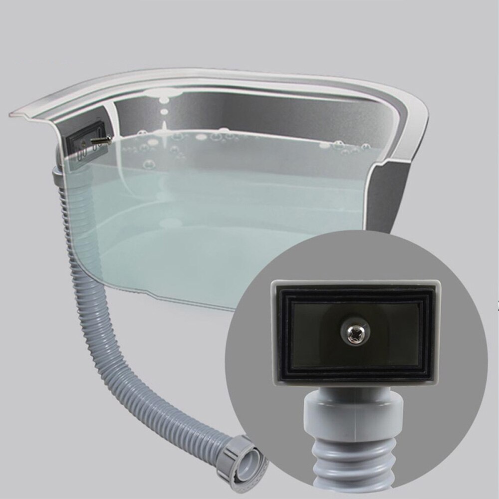 Talea Wash basin overflow pipe Rectangular joint spill hose Sink Drainage Square Overflow Kitchen accessories