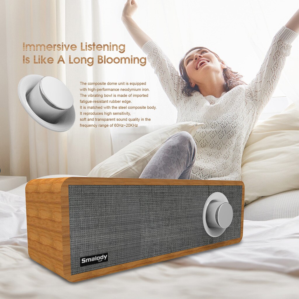 Classic Wooden Sound structure Bluetooth Speaker Portable Wooden Wireless Speakers Stereo Mini Subwoofer Z528