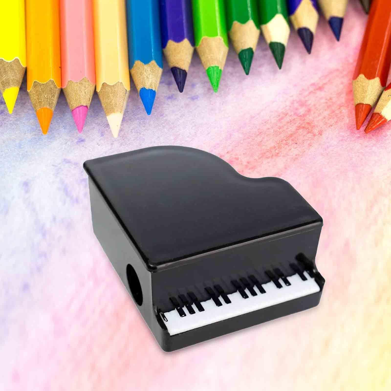 Klavier geformte Bleistift spitzer tragbare kreative für Skizze Bleistifte Briefpapier für zu Hause Klassen zimmer Ingenieure Künstler freundlicher