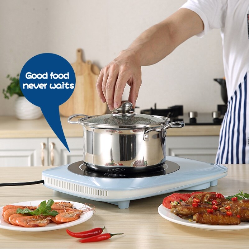 Induction Cooker Plate High-End Waterproof Cooktop With Timing Reservation Smart Electric Oven