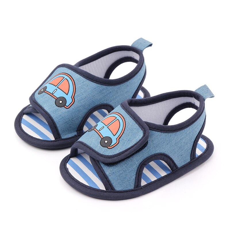 Chaussures d'été antidérapantes respirantes pour bébés filles, sandales de bonne à semelles souples pour les premiers pas des tout-petits,