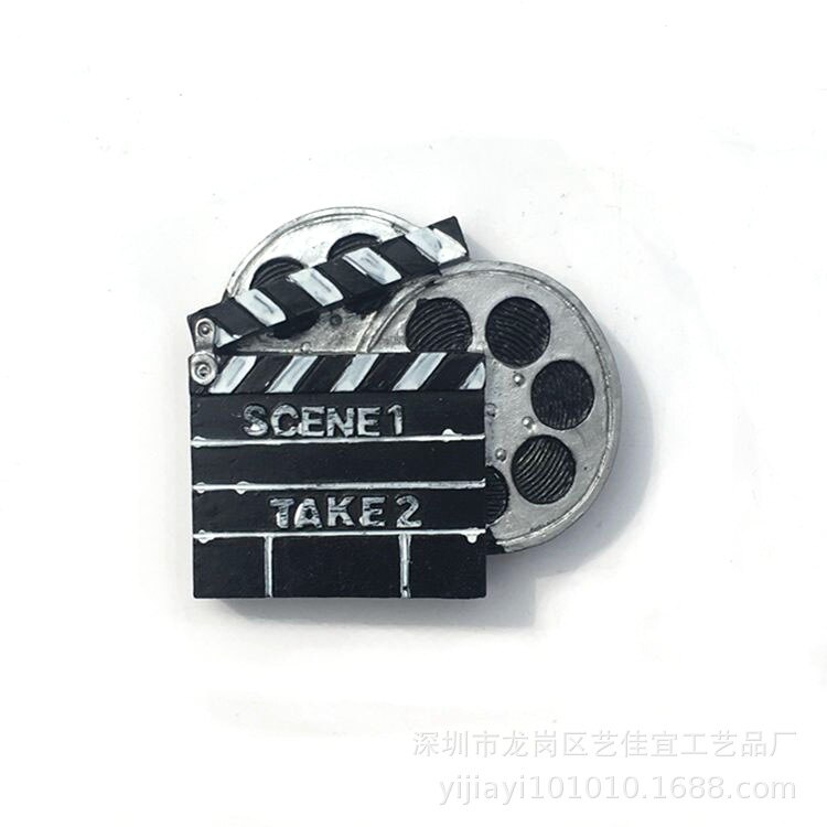 Chinese Style Vintage Fridge Magnets Antique TV Motor Movie Projector 3D Refrigerator Home Kitchen Decoration Tourist Souvenirs: 8
