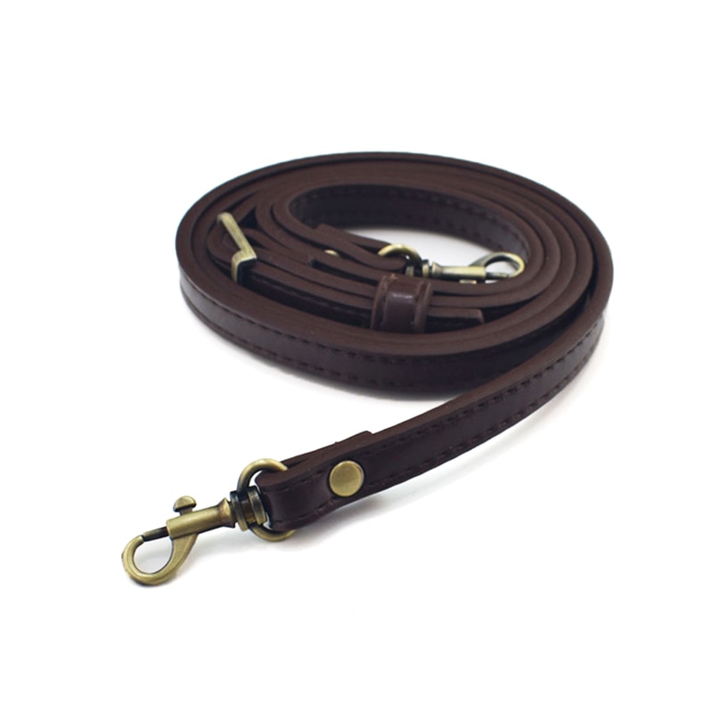 1.2cm Width PU Leather Bag Strap Shoulder Bag Adjustable Band Handle For Handbag Long Belt DIY Accessories Black KZ0012