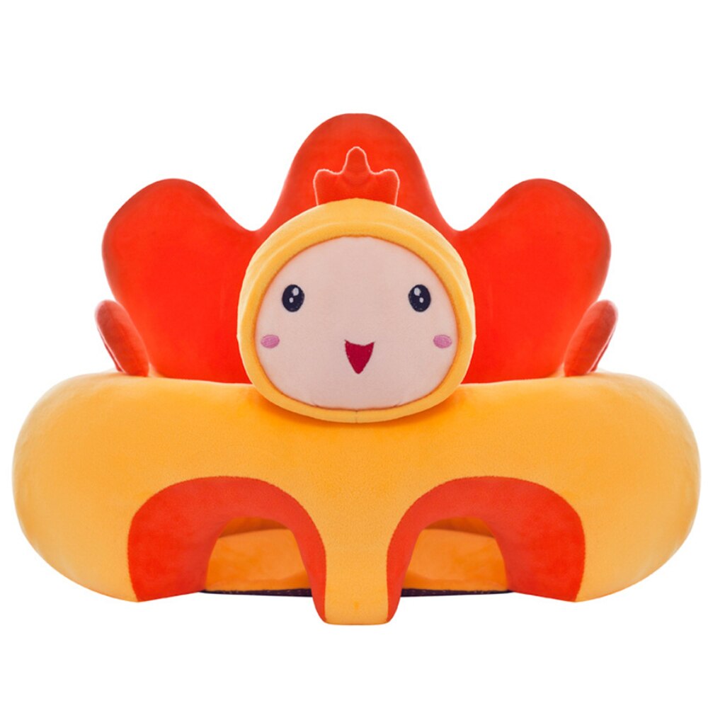 Enfants en peluche canapé Support siège bébé en peluche chaise apprendre à s'asseoir Anti-chute siège couverture enfant en bas âge nid lavable berceau canapé chaise: B