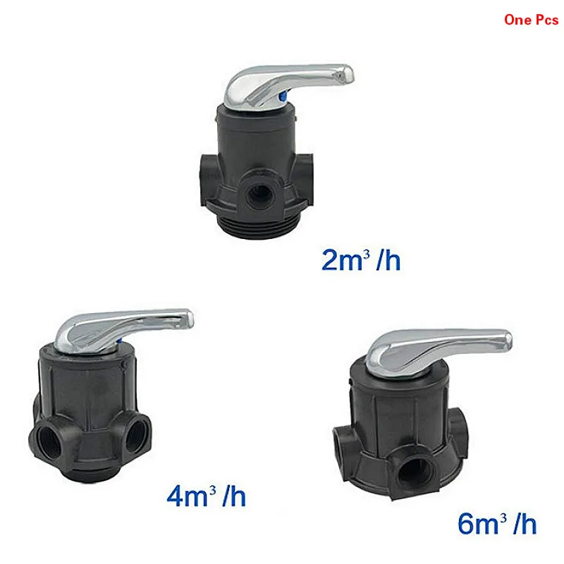 Válvula de retrolavado manual Filtro de arena para enjuague y retrolavado Válvula de control multipuerto Velocidad máxima de 2 toneladas 4 toneladas 6 toneladas para filtro de agua