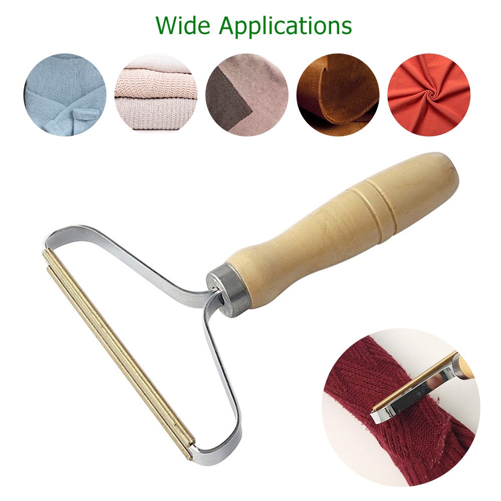Clothes Lint Remover Clothing Fuzz Fabric Shaver Brush Tool for Sweater Woven Coat Portable Power-Free Fluff Remove Roller