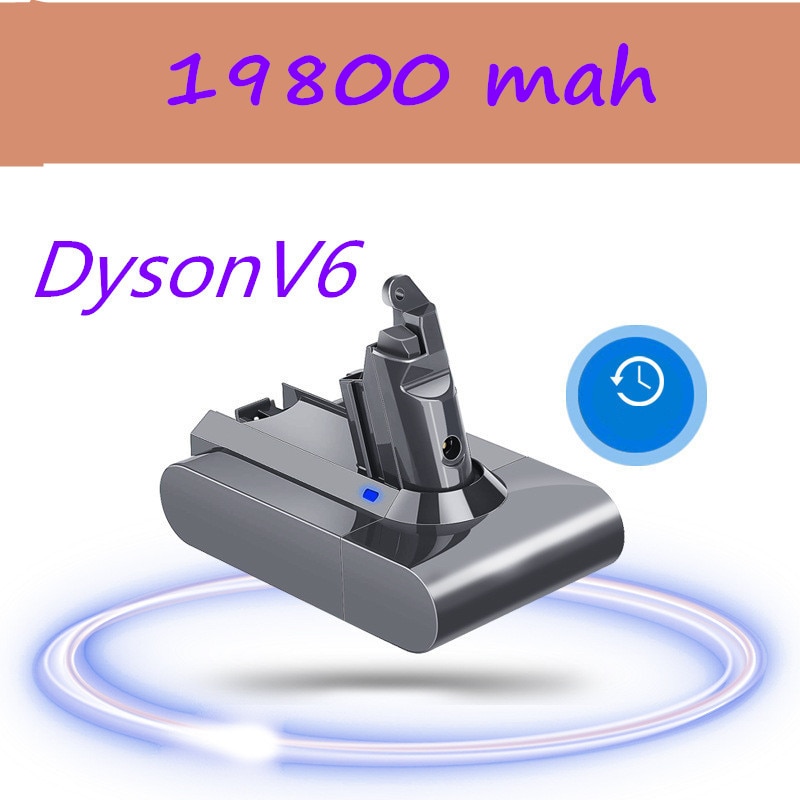 19800 mah 21.6v batteri til dyson  v8 batteri til dyson  v8 absolut/fluffy/animal/li-ion støvsuger genopladeligt batteri