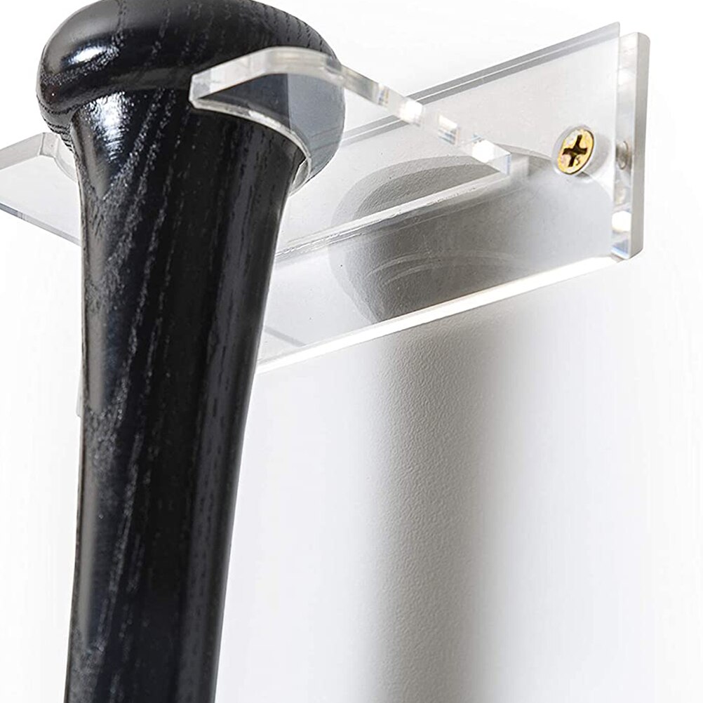 Bat Holder Wall Softball Bracket Acrylic Bat Holder Vertical Bat Stand For Display Baseball Softball