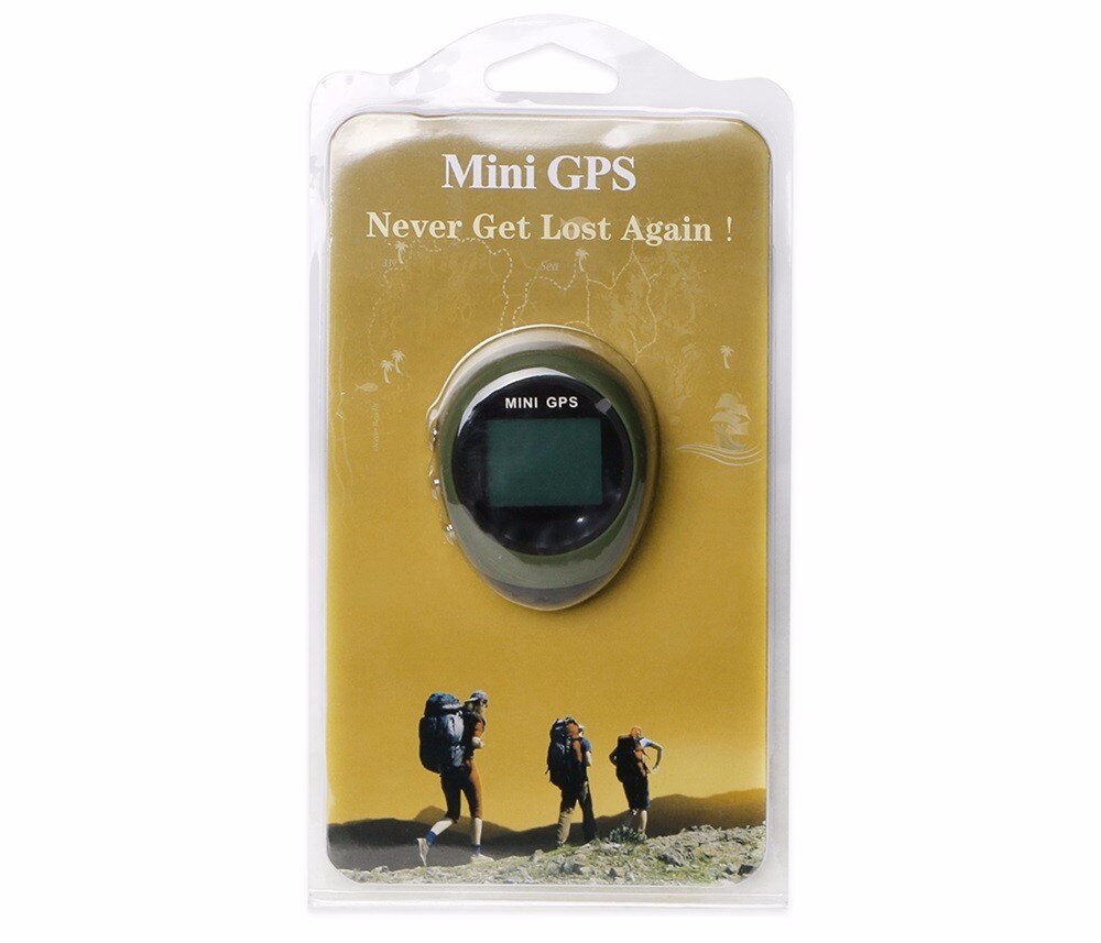 Mini gps draagbare handheld sleutelhanger tracker usb oplaadbaar locatie tracker kompas voor buiten reizen klimmen universeel