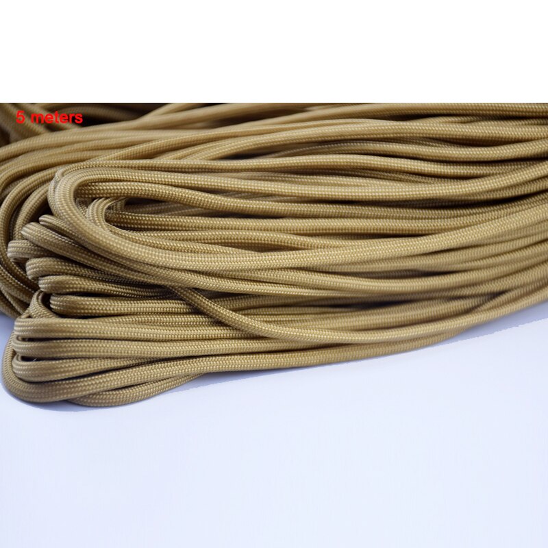 5 Meters Survival Paracord Rope Cuerda 4mm 7 Strands Ropes Outdoor Tools Mil Spec Type III Escalada Paracorde Bracelets Paracord: Blue