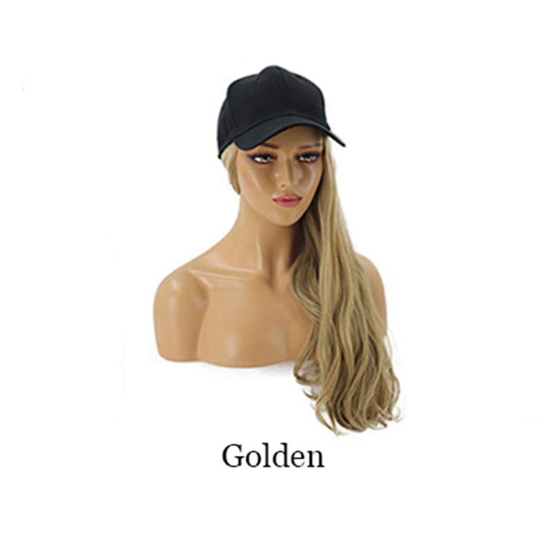 Explosie Stijl Haar En Hoed Een Stuk Baseball Hoed Outdoor Leisure Zonnehoed Zomer Piek Cap Vrouwen: 471-Golden