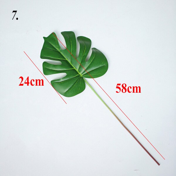 Various Simulated Leaves Green Gold Plant Leaf For Home Office Photo Studio DIY Decoration Photography Props Photo Background: 7