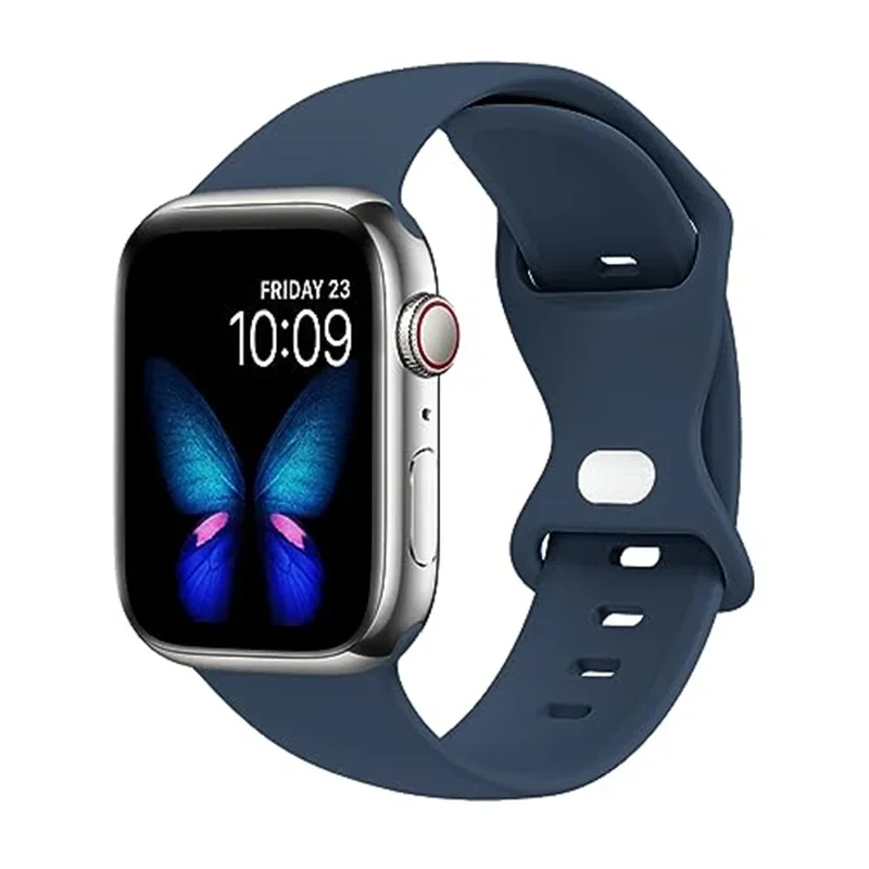 Sportarmband för apple watch-band 44mm 45mm 41mm ultra 2 49mm 40 38/42mm 46mm silikonarmband iwatch-serien 10 7 9 8 6 5 4 3 se