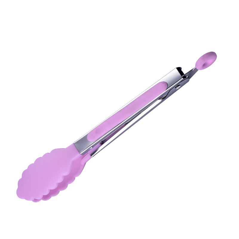 Cooking Tools Kitchen Accessories Stainless Steel Food Clip with Silicone Cover Handle Kitchen Utensils Gadgets Goods Cozinha BQ: Color 6