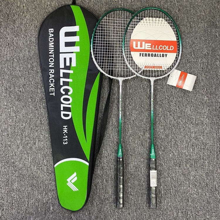 Badminton Racket Couple Titanium Alloy Split Racket Training Beginner Fitness Badminton Racket With Bags -40: 113 Green