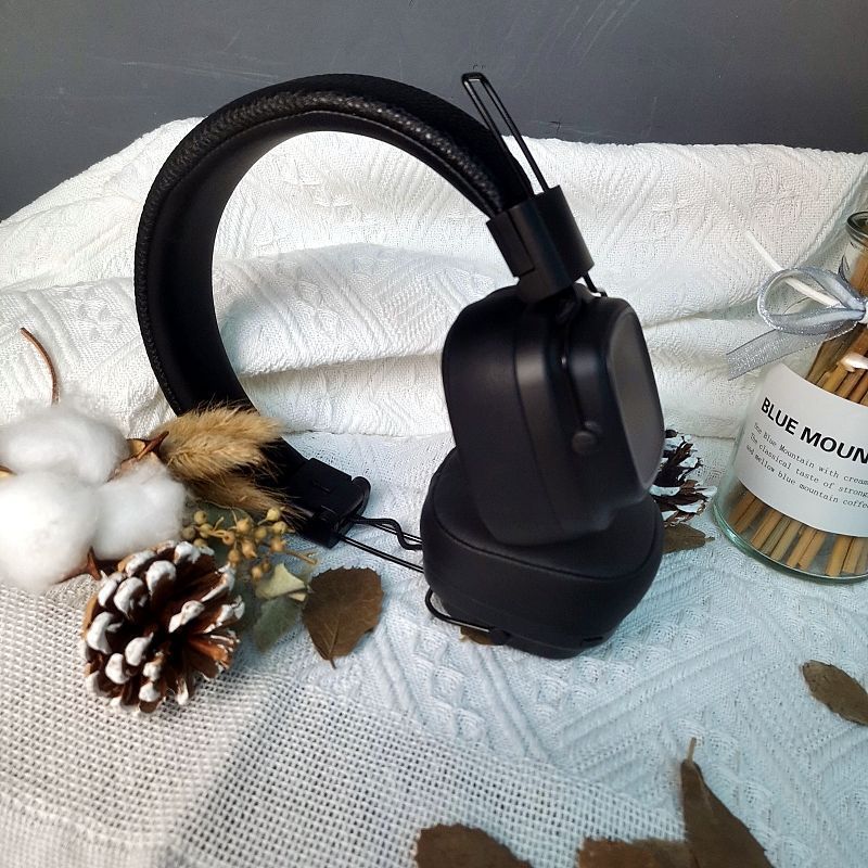 Novos fones de ouvido Bluetooth sem fio iluminados montados na cabeça adequados para microfone subwoofer MAJOR IV