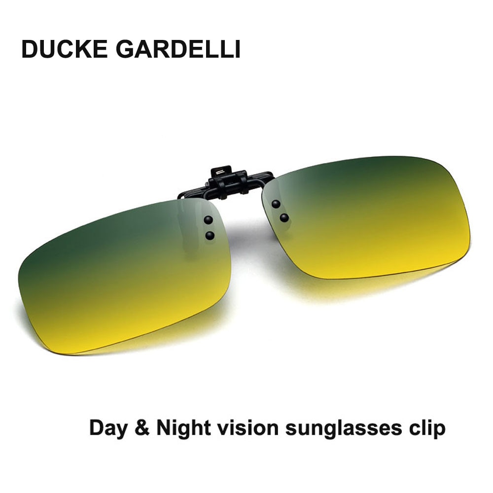 Gafas de sol de visión diurna y nocturna, gafas de sol polarizadas con Clip para miopía, gafas para conducir viajando abatible hacia arriba, gafas de sol