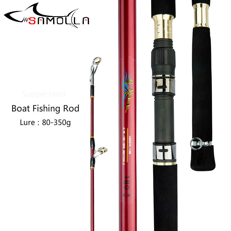 Deep Sea Spinning Fishing Rod Super Strong Rod 2 Section Rods Boat Rod Canne A Peche Carbonne Peche En Mer Fly Fishing Rod Peche