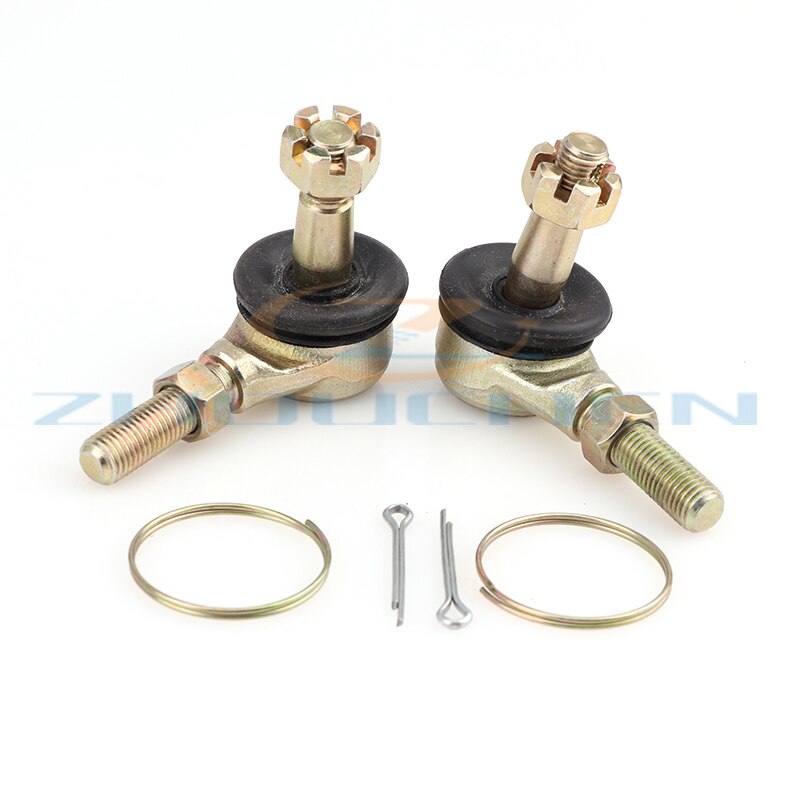 Haste de gravação para direção da mão esquerda e direita, 1 par m10, extremidades adequadas para yamaha banshee guerreiro yfb yfm raptor peças do atv 250 350 400