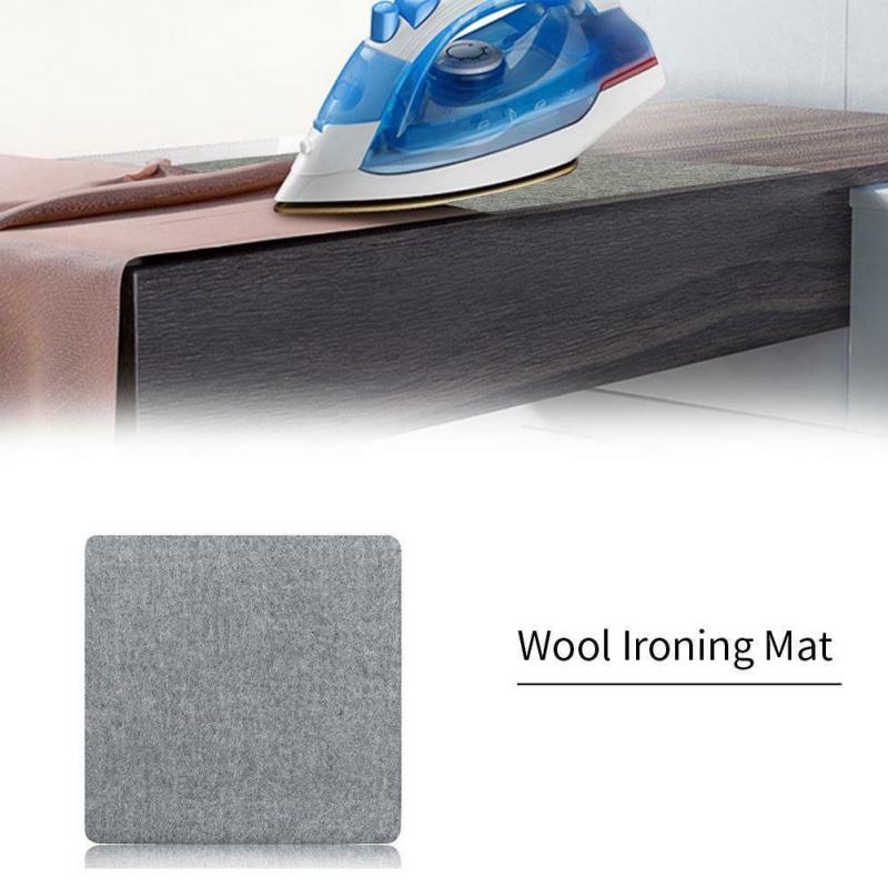 Portable Wool Pressing Mat Ironing Pad High Temperature Resistance Ironing Pad Felt ironing Wool Pressing Board Easy Press Mat