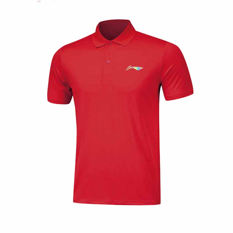 LI-NING Männer Polo Hemd ZU TROCKENEN Clever Fitness männlichen Laufschuhe draussen-Sport Joggen Futter li ning Sport T-Hemden APLN399: APLN399-3 / XXL