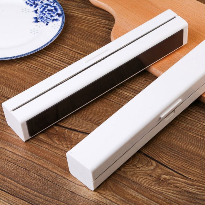 Cling Film Cutter Plastic Food Wrap Dispenser Wrap Cutter Foil Cling Film Cutter L5YE