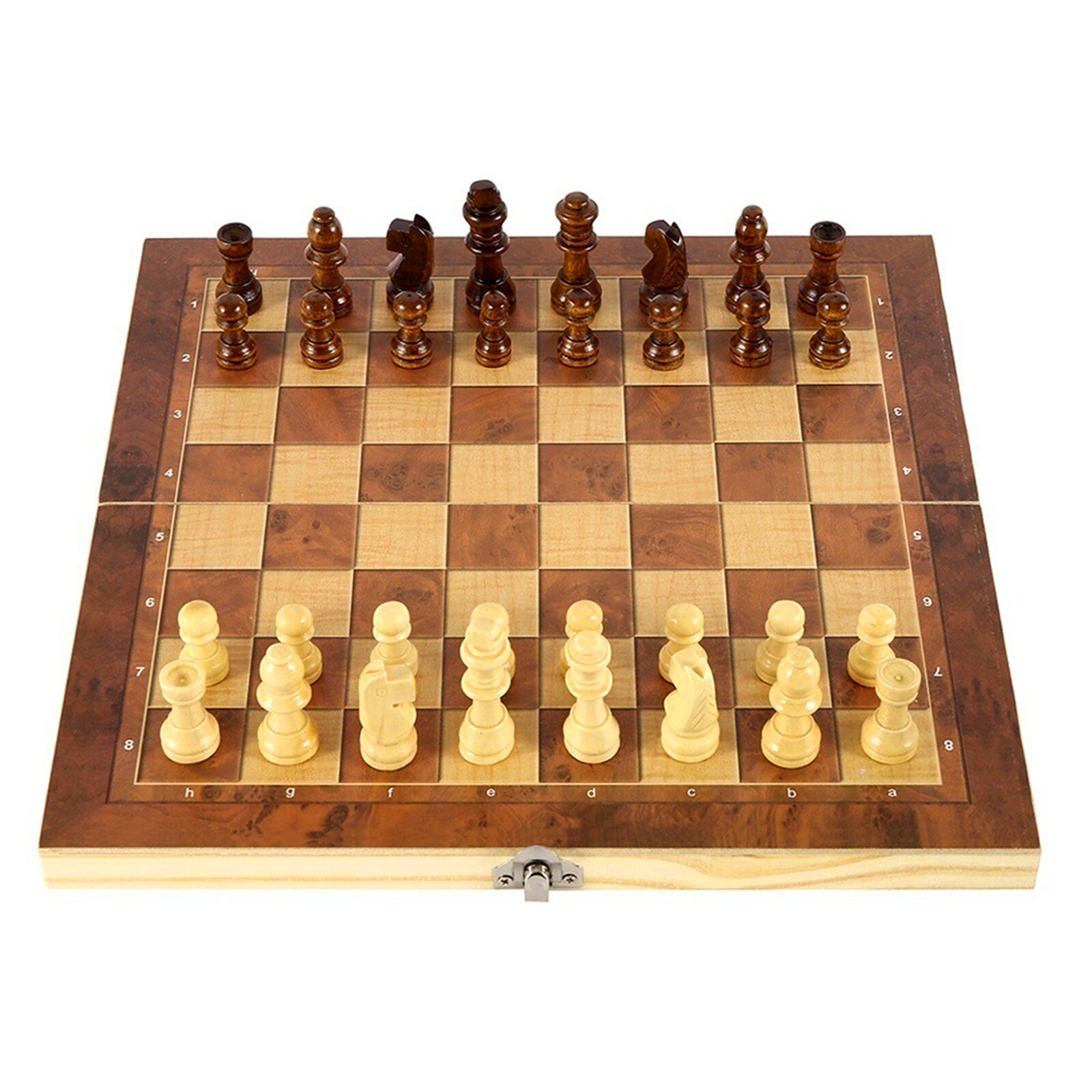 3 In 1 Houten Internationale Schaakspel Houten Schaakbord Games Checkers Puzzel Game Bezig Voor Kids Houten speelgoed