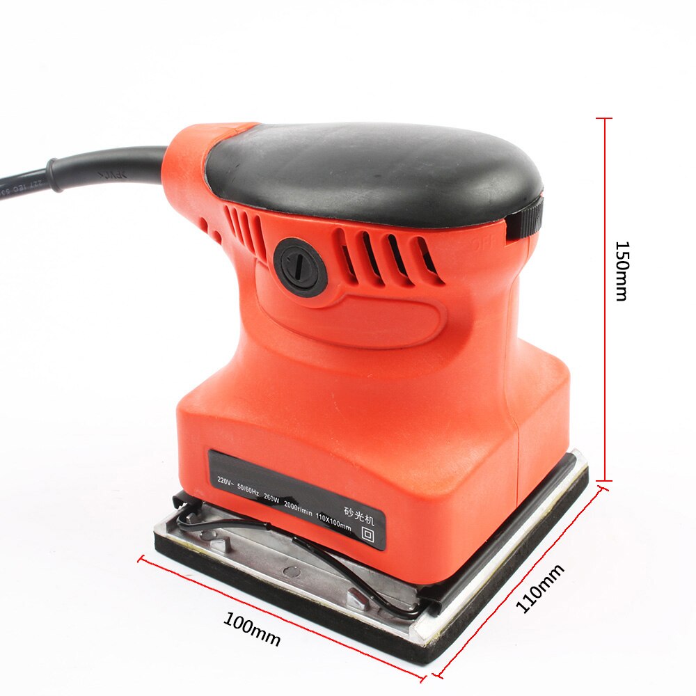 220v 260w 110mm*100mm Sander Woodworker Tool Polishing Wood/paint/iron Removing Rustpolisher electric sanding tools