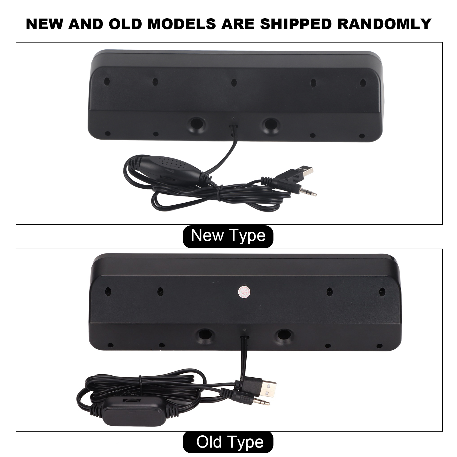 Kablet højttaler 3.5mm stik hifi stereo subwoofer usb-drevet bærbar stationær lang højttaler til tv computer bærbar computer