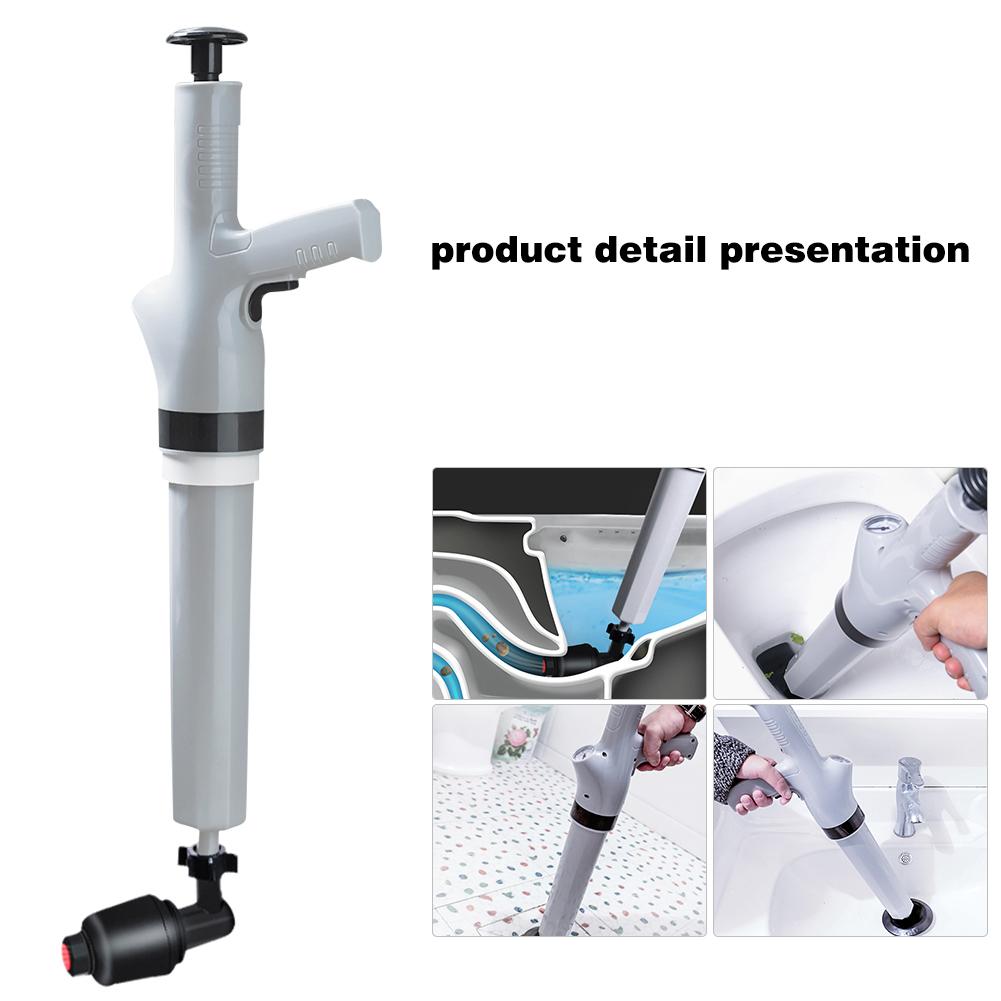 High Pressure Air Drain Blaster Toilet Plunger Dredger Tools for Bathroom Sink Household Toilet Bathroom Sewerage Tools