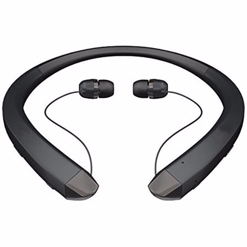 Portable Sport Bluetooth Headset Stereo Wireless Headphone Neck Hanging Earphone for Smart phone HBS910 N20C: Black