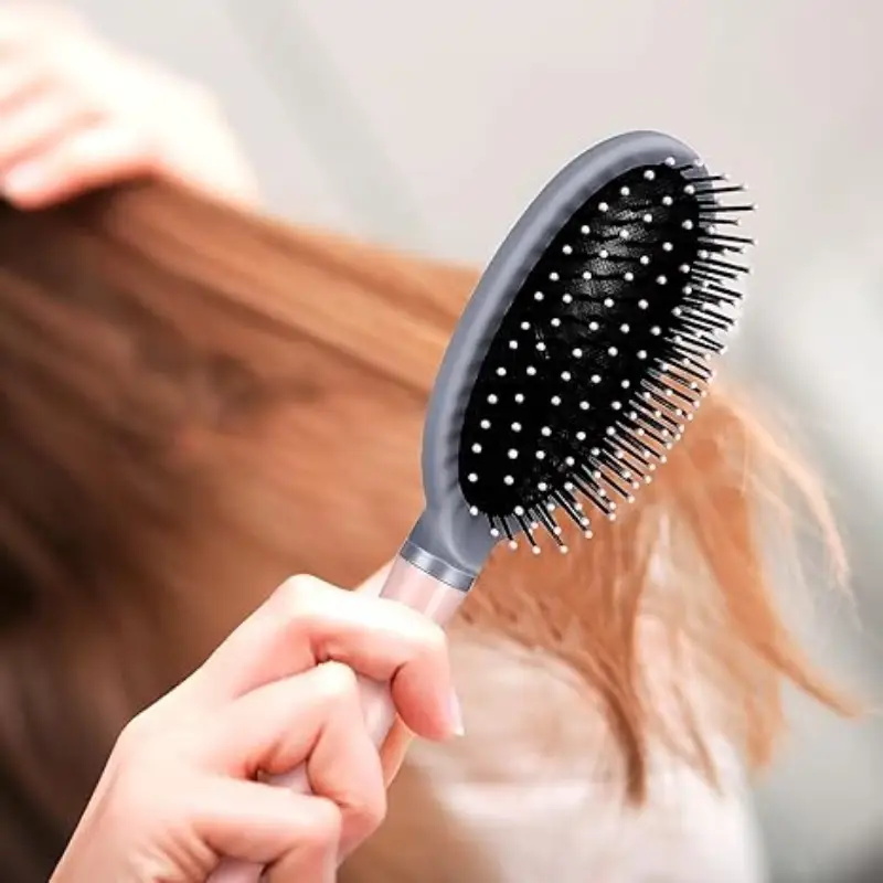 Set van 3 haarkammen, een luchtkussenkam, een krulkam, geschikt voor dagelijks gebruik thuis en in de kapsalon.